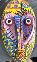 Udo – Paz, a hand-carved MASK-WE Gmelina wood mask painted by Sussana Nwakego Ani